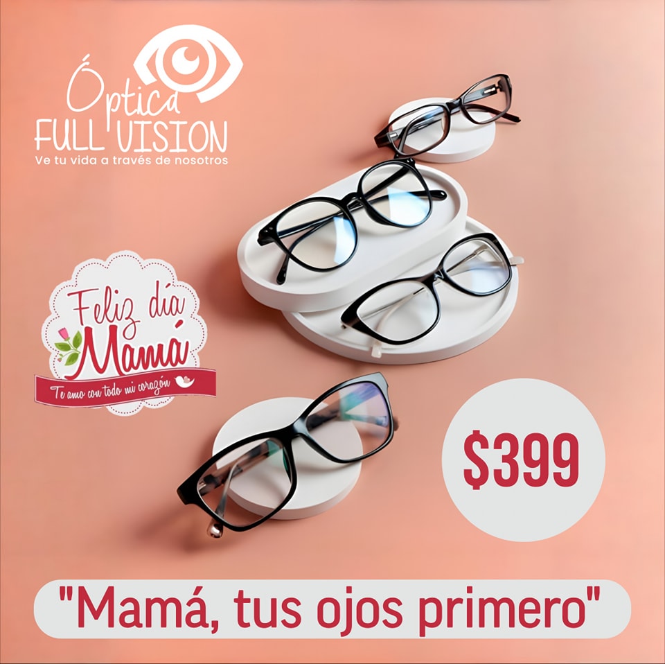 Promoción de lentes para mamá